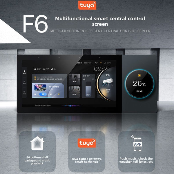 Smart Home Control Panel – Touch Screen Hub with Music & Automation System