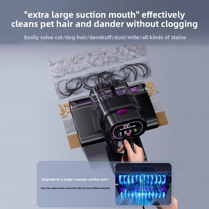 Smart home heated vacuum cleaner