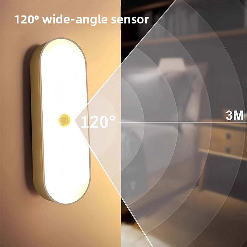 Round motion sensor night light
